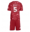 Liverpool Jeremy Jacquet #5 Thuis tenue Kids 2026-27 Korte Mouwen (+ broek)