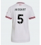 Liverpool Jeremy Jacquet #5 Uit tenue Dames 2026-27 Korte Mouwen