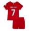 Liverpool Luis Diaz #7 Thuis tenue Kids 2023-24 Korte Mouwen (+ broek)