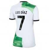 Liverpool Luis Diaz #7 Uit tenue Dames 2023-24 Korte Mouwen