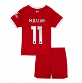Liverpool Mohamed Salah #11 Thuis tenue Kids 2023-24 Korte Mouwen (+ broek)