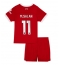Liverpool Mohamed Salah #11 Thuis tenue Kids 2023-24 Korte Mouwen (+ broek)
