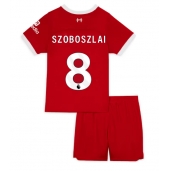 Liverpool Szoboszlai Dominik #8 Thuis tenue Kids 2023-24 Korte Mouwen (+ broek)