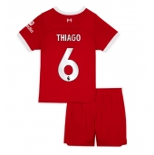 Liverpool Thiago Alcantara #6 Thuis tenue Kids 2023-24 Korte Mouwen (+ broek)