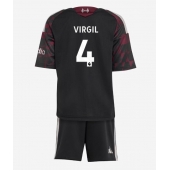 Liverpool Virgil van Dijk #4 Derde tenue Kids 2026-27 Korte Mouwen (+ broek)