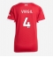 Liverpool Virgil van Dijk #4 Thuis tenue Dames 2025-26 Korte Mouwen