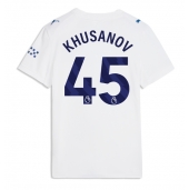 Manchester City Abdukodir Khusanov #45 Derde tenue Dames 2026-27 Korte Mouwen