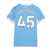 Manchester City Abdukodir Khusanov #45 Thuis tenue Dames 2026-27 Korte Mouwen