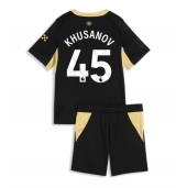 Manchester City Abdukodir Khusanov #45 Uit tenue Kids 2026-27 Korte Mouwen (+ broek)