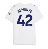 Manchester City Antoine Semenyo #42 Derde tenue Dames 2026-27 Korte Mouwen