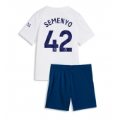 Manchester City Antoine Semenyo #42 Derde tenue Kids 2026-27 Korte Mouwen (+ broek)