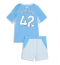 Manchester City Antoine Semenyo #42 Thuis tenue Kids 2026-27 Korte Mouwen (+ broek)