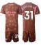Manchester City Ederson Moraes #31 Keeper Thuis tenue Kids 2024-25 Korte Mouwen (+ broek)