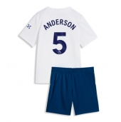 Manchester City Elliot Anderson #5 Derde tenue Kids 2026-27 Korte Mouwen (+ broek)