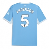 Manchester City Elliot Anderson #5 Thuis tenue 2026-27 Korte Mouwen