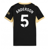 Manchester City Elliot Anderson #5 Uit tenue Dames 2026-27 Korte Mouwen