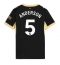Manchester City Elliot Anderson #5 Uit tenue Dames 2026-27 Korte Mouwen