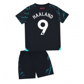 Manchester City Erling Haaland #9 Derde tenue Kids 2023-24 Korte Mouwen (+ broek)
