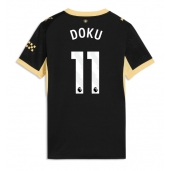Manchester City Jeremy Doku #11 Uit tenue Dames 2026-27 Korte Mouwen