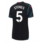 Manchester City John Stones #5 Derde tenue Dames 2023-24 Korte Mouwen