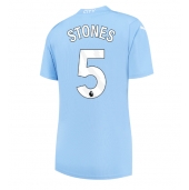 Manchester City John Stones #5 Thuis tenue Dames 2023-24 Korte Mouwen