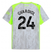 Manchester City Josko Gvardiol #24 Derde tenue 2025-26 Korte Mouwen