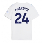 Manchester City Josko Gvardiol #24 Derde tenue Dames 2026-27 Korte Mouwen