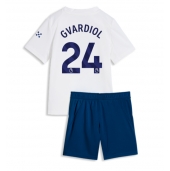Manchester City Josko Gvardiol #24 Derde tenue Kids 2026-27 Korte Mouwen (+ broek)