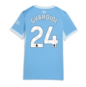 Manchester City Josko Gvardiol #24 Thuis tenue Dames 2026-27 Korte Mouwen
