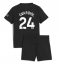 Manchester City Josko Gvardiol #24 Uit tenue Kids 2025-26 Korte Mouwen (+ broek)