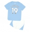 Manchester City Julian Alvarez #19 Thuis tenue Kids 2023-24 Korte Mouwen (+ broek)