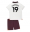 Manchester City Julian Alvarez #19 Uit tenue Kids 2023-24 Korte Mouwen (+ broek)