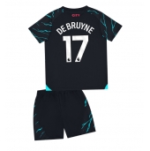 Manchester City Kevin De Bruyne #17 Derde tenue Kids 2023-24 Korte Mouwen (+ broek)