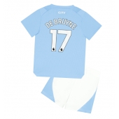 Manchester City Kevin De Bruyne #17 Thuis tenue Kids 2023-24 Korte Mouwen (+ broek)