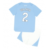 Manchester City Kyle Walker #2 Thuis tenue Kids 2023-24 Korte Mouwen (+ broek)