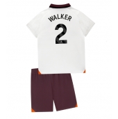 Manchester City Kyle Walker #2 Uit tenue Kids 2023-24 Korte Mouwen (+ broek)