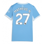Manchester City Matheus Nunes #27 Thuis tenue Dames 2026-27 Korte Mouwen