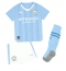 Manchester City Matheus Nunes #27 Thuis tenue Kids 2023-24 Korte Mouwen (+ broek)