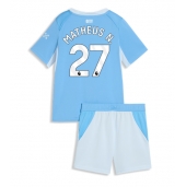 Manchester City Matheus Nunes #27 Thuis tenue Kids 2026-27 Korte Mouwen (+ broek)