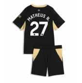 Manchester City Matheus Nunes #27 Uit tenue Kids 2026-27 Korte Mouwen (+ broek)