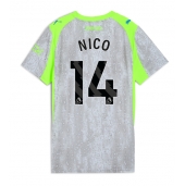 Manchester City Nico Gonzalez #14 Derde tenue Dames 2025-26 Korte Mouwen