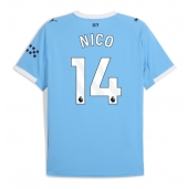 Manchester City Nico Gonzalez #14 Thuis tenue 2025-26 Korte Mouwen