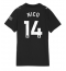 Manchester City Nico Gonzalez #14 Uit tenue Dames 2025-26 Korte Mouwen