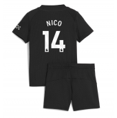 Manchester City Nico Gonzalez #14 Uit tenue Kids 2025-26 Korte Mouwen (+ broek)