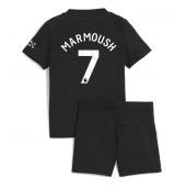 Manchester City Omar Marmoush #7 Uit tenue Kids 2025-26 Korte Mouwen (+ broek)