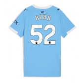 Manchester City Oscar Bobb #52 Thuis tenue Dames 2025-26 Korte Mouwen