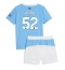 Manchester City Oscar Bobb #52 Thuis tenue Kids 2025-26 Korte Mouwen (+ broek)