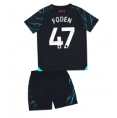 Manchester City Phil Foden #47 Derde tenue Kids 2023-24 Korte Mouwen (+ broek)