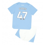 Manchester City Phil Foden #47 Thuis tenue Kids 2023-24 Korte Mouwen (+ broek)