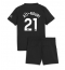 Manchester City Rayan Ait-Nouri #21 Uit tenue Kids 2025-26 Korte Mouwen (+ broek)